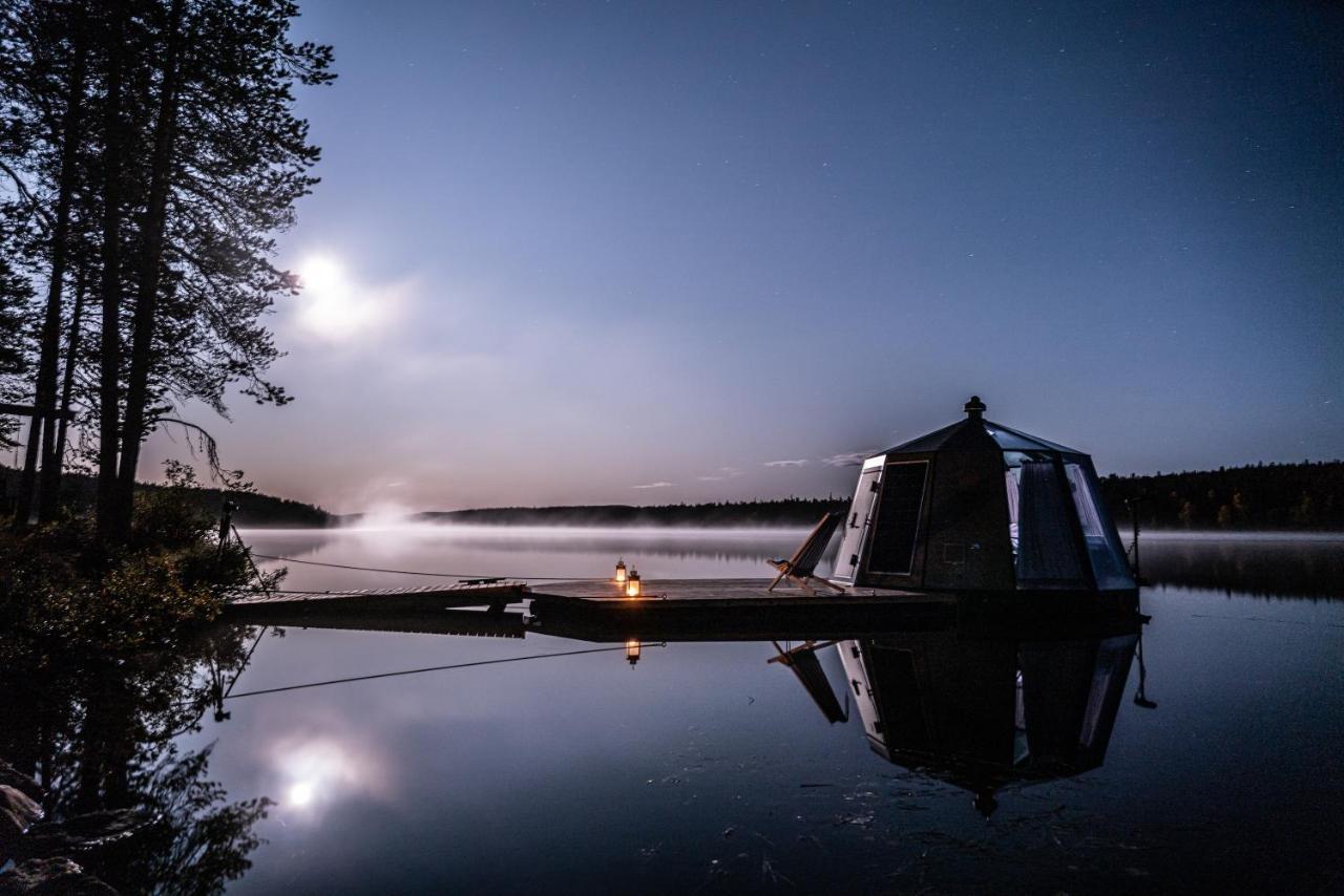 Aurora Igloo With Private Hot Tub By Invisible Forest Lodge روفانييمي المظهر الخارجي الصورة